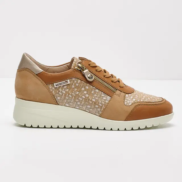 Mephisto Sneakers Γυναικείο δέρμα Καφέ MEP/IASMINA BRANDY