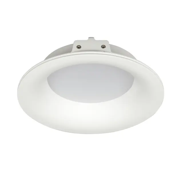 09033 Φωτιστικό οροφής γύψινο στρογγυλό LED 20W 3000K χωνευτό ø33cm λευκό Άσπρο 2