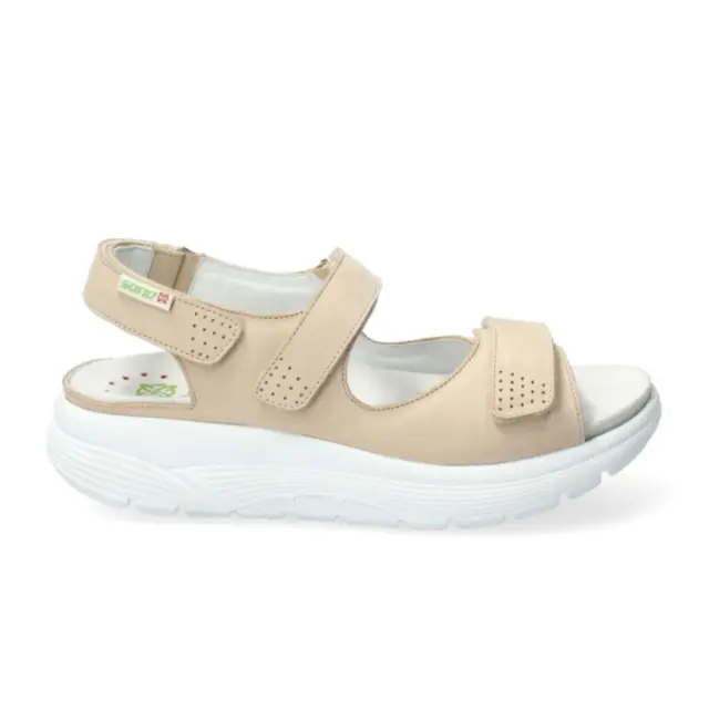 Mephisto/Sano Πέδιλα Γυναικείο δέρμα Nubuck Μπεζ SAN/NORINE NUDE