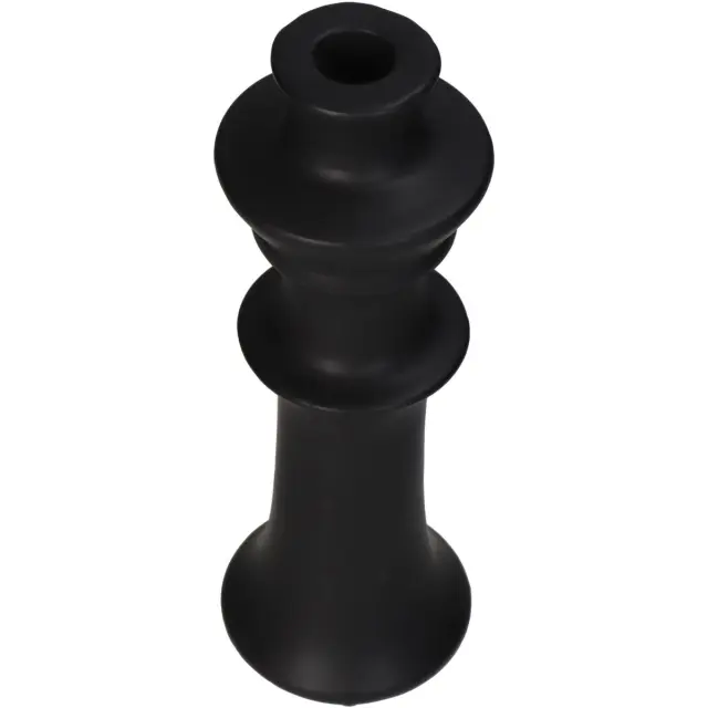 Κηροπήγιο Μαύρο Κεραμικό 8x8x24cm 2