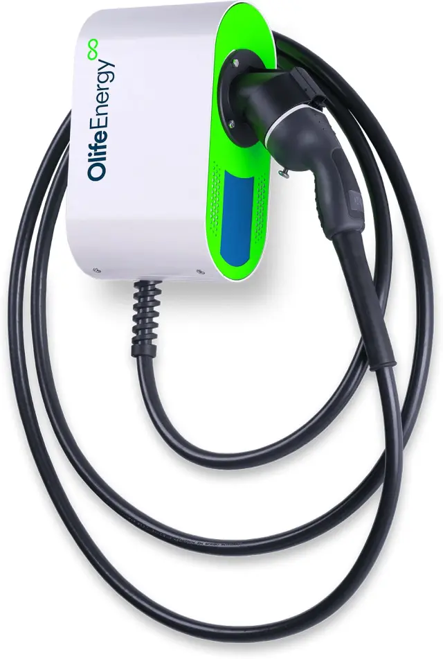 OlifeEnergy WallBox BASE, charging station with straight cable, 22kW
