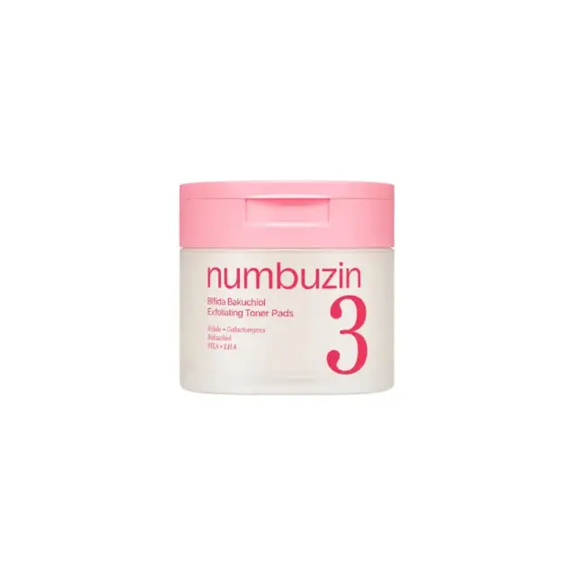 Numbuzin No.3 Bifida Bakuchiol Exfoliating Toner Pads Επιθέματα Προσώπου για Απολέπιση, 190ml (70 pads)