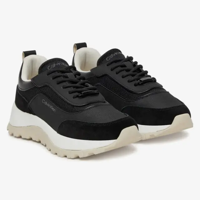 Γυναικεία Sneakers Calvin Klein HW0HW02487 0GM Μαύρα Μπεζ Σόλα Μαύρο - 37 2