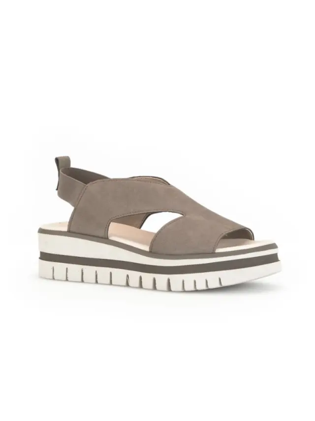 Gabor Πέδιλα Γυναικείο δέρμα Nubuck Γκρί GAB/44623 18-WALLABY - 41 2