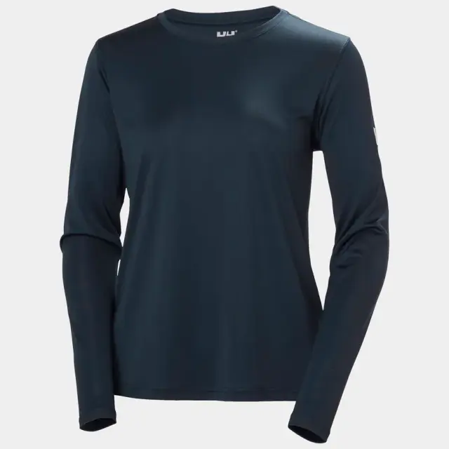 Helly Hansen Γυναικείο HH Tech Crew Long Sleeve 2.0 Blue Navy - L