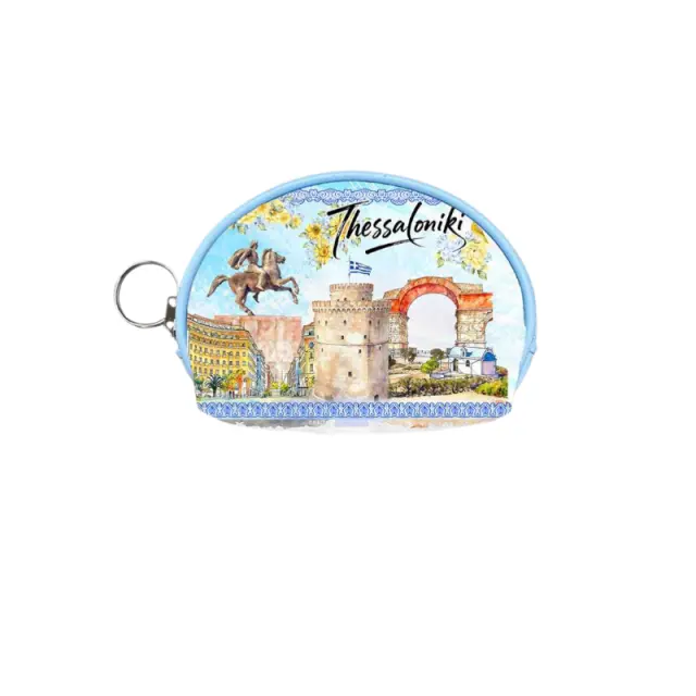 Πορτοφόλι Souvenir μπρελόκ mini - Σετ 10pcs - PVC - Thessaloniki - 10*8*3cm - 871767