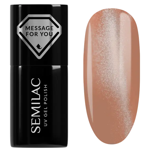 Semilac Ημιμόνιμο Βερνίκι 733 Creamy Praline Gloss 7ml