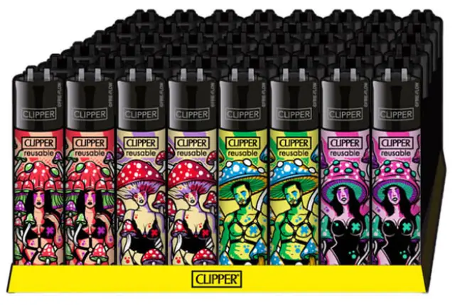 Clipper Αναπτήρας Μεγάλος - Kinky Shrooms 2