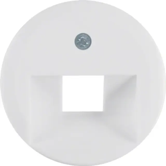 Central Piece For UAE socket 1930/glass polar White, glossy