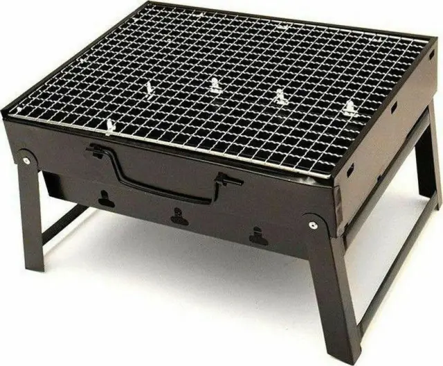 KMT Style Φορητή Ψησταριά Κάρβουνου για BBQ 43.5x29εκ. Μαύρη