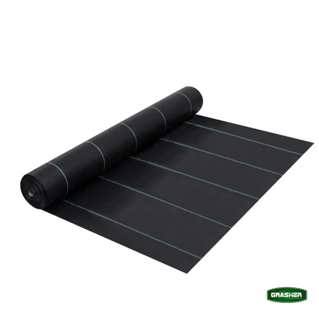 Grasher Υφασμα νάιλον εδαφοκάλυψης - Γεωύφασμα 3x50m Μαύρο / 100999
