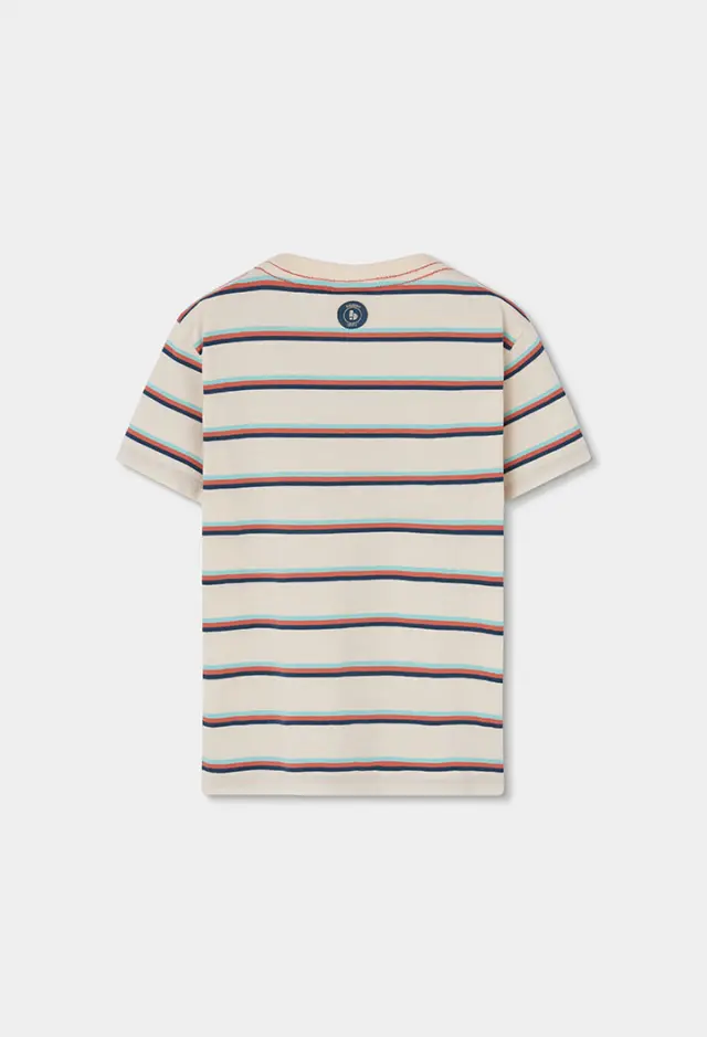 Boboli Knit t-shirt ριγέ για αγόρι 523044-9865 2