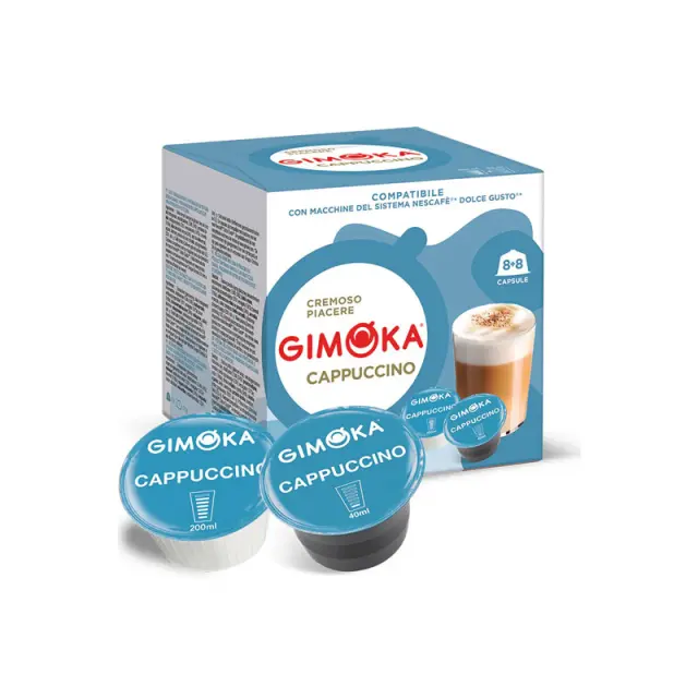 Gimoka Cappuccino Dolce Gusto κάψουλες - 8+8 τεμ