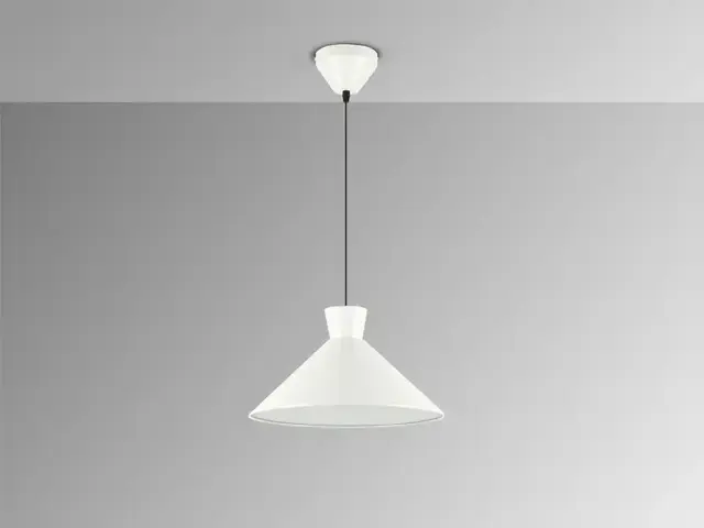Κρεμαστό φωτιστικό μονόφωτο pearl grey opal diffuser E27 Pearl White Γκρί