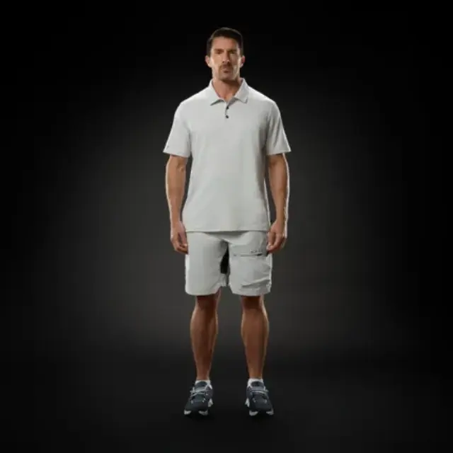 Musto Evo Crew Sunblock Short-Sleeve Polo Ανδρικό Platinum 3