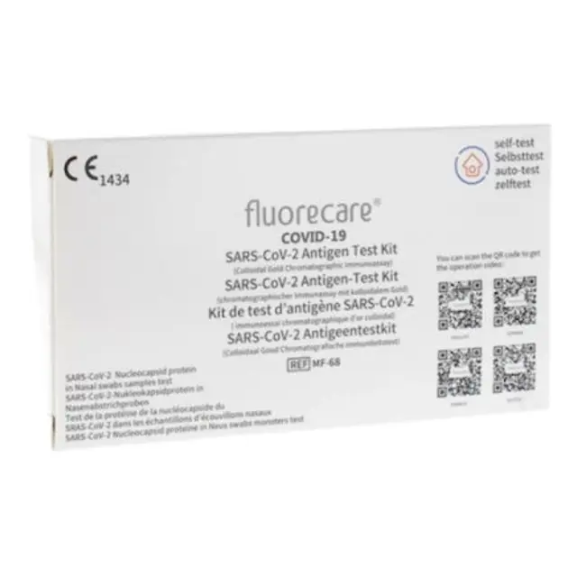 Fluorecare Ρινικό Τεστ Ταχείας Ανίχνευσης SARS-COV-2 & Influenza A/B & RSV 1τμχ