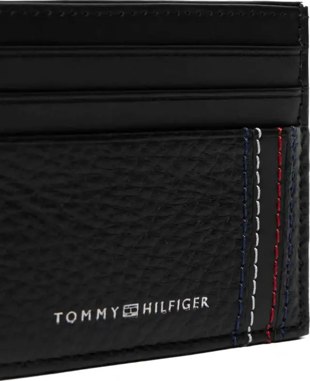 Tommy Hilfiger Ανδρική Μικρή Θήκη Πιστωτικών Καρτών Th Central CC Holder Μαύρο 2