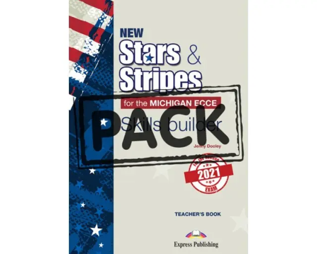 NEW STARS + STRIPES MICHIGAN ECPE 2021 EXAM TCHR S (+ DIGIBOOKS APP)