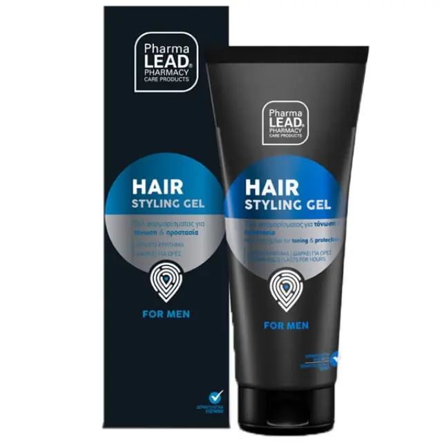 Pharmalead Hair Styling Gel For Men Αντρικό Τζελ Φορμαρίσματος Μαλλιών Δυνατού & Ελαστικού Κρατήματος 100ml