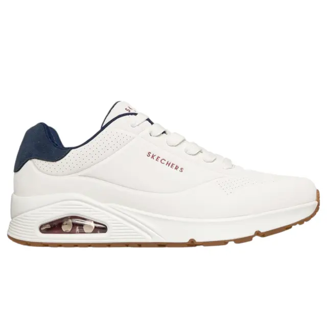 Ανδρικά Ανατομικά Sneakers Skechers 183004/WNVR Λευκά Άσπρο - 46