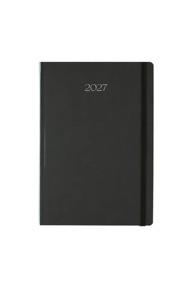 Ημερήσιο Ημερολόγιο 2027 Eleganta Μαύρο 17x24cm / 72194b (Linardatos Publishers)