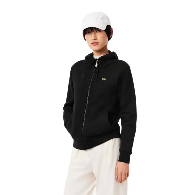 Lacoste gυναικείο zipped fleece hoodie φούτερ 3SF5256-1