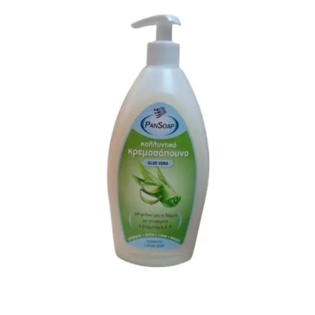 PanSoap κρεμοσάπουνο με βιολογική αλόη 1LT
