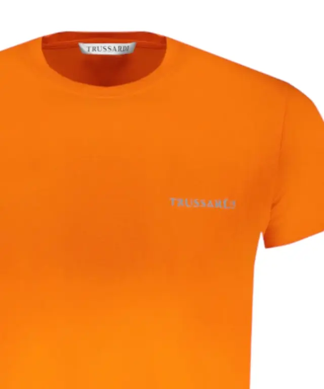 Trussardi Jeans - Ανδρικό T-Shirt TRU2MTS02-10ORAN Πορτοκαλί 3