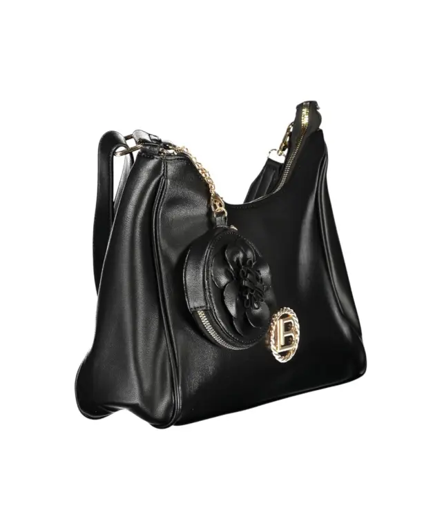 Laura Biagiotti - Γυναικεία Τσάντα Ώμου Dausette LB25W-116-2-NERO Μαύρο 3