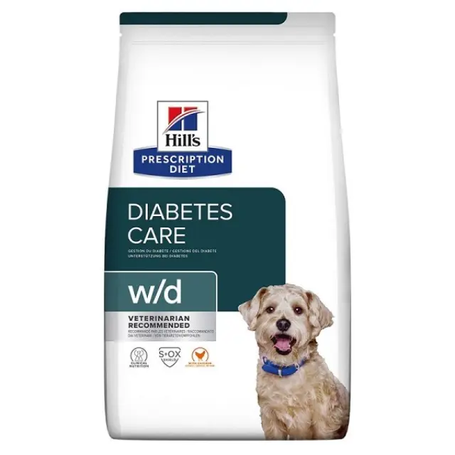 Hill's Prescription Diet w/d Digestive/Weight/Diabetes Management Για Σκύλους Με Κοτόπουλο 10kg