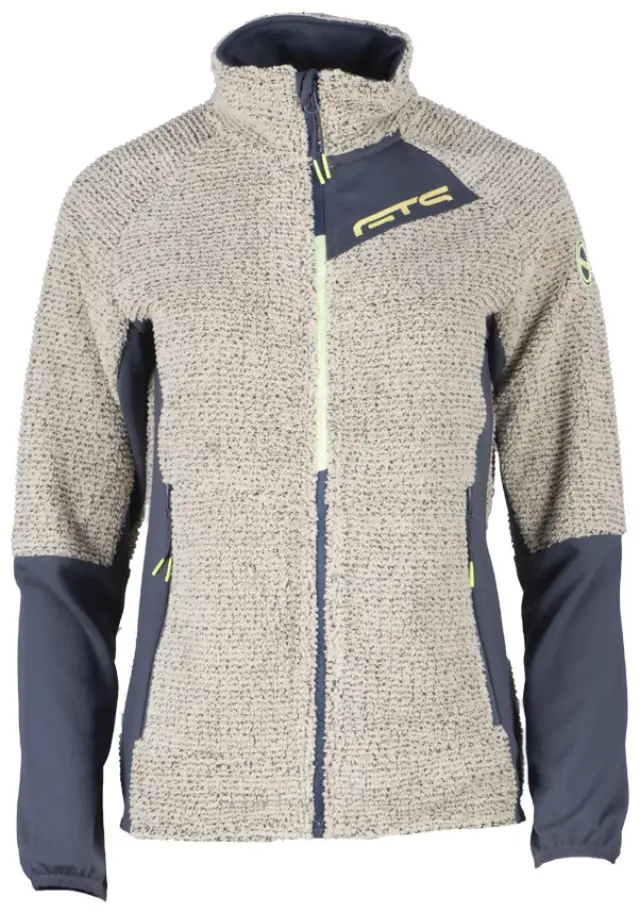 Jacket Waffle Highloft 302442L Ecru Γυναικεία Ζακέτα Fleece GTS - 302442L-01 - 38