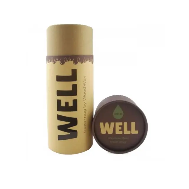 WoodWay Well Ανοξείδωτο Παγούρι Black Glitter 550ml 3