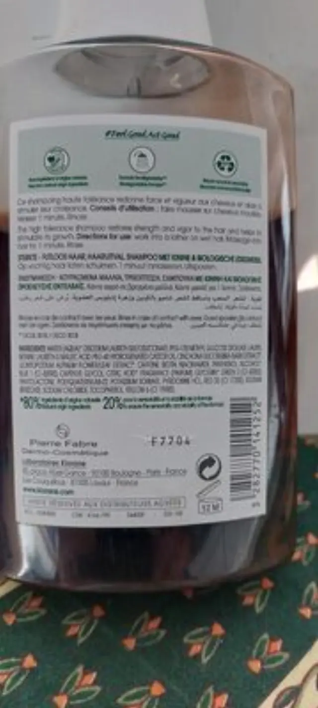 Klorane | Quinine Strength Thinning Hair Loss Σαμπουάν κατά της Τριχόπτωσης για Όλους τους Τύπους Μαλλιών | 200ml 2