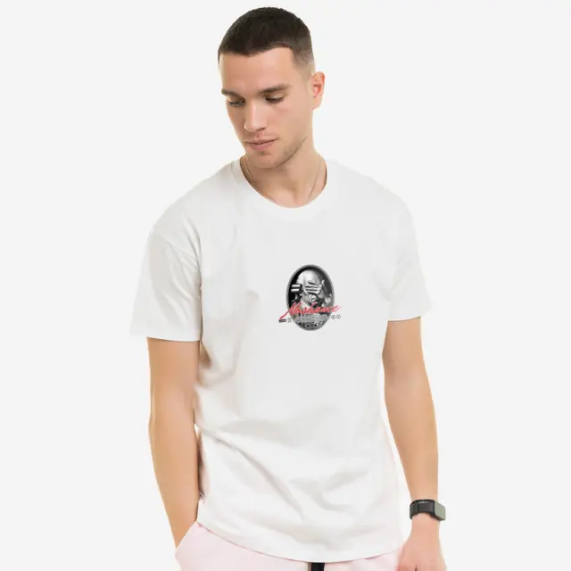 T-shirt Noshame® Λευκό με τύπωμα Portrait - 122511 - XXL 2