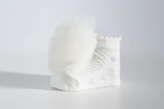 Socks Baby με Τούλι Γκρι