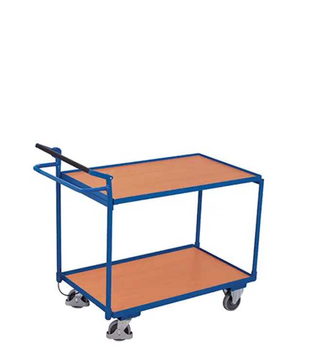 Variofit sw-600.548 Τρόλεϊ Μεταφοράς 2 Επιπέδων και Χειρόφρενο για Φορτίο Βάρους ως 250kg 3