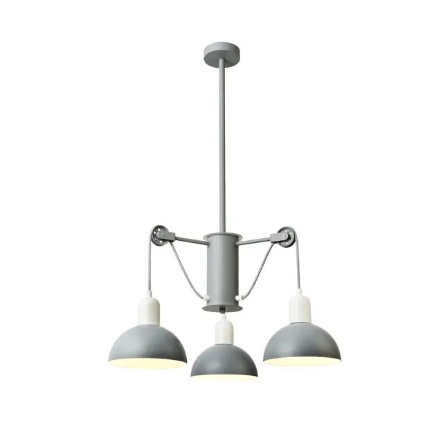 AcaLight Offer NETTO ΦΩΤΙΣΤΙΚΟ ΚΡΕΜΑΣΤΟ ΓΚΡΙ ΜΑΤ ΜΕΤΑΛΛΙΚΟ ΣΥΜΒΑΤΙΚΟ 3ΧΕ14 IP20 Φ580Χ850mm