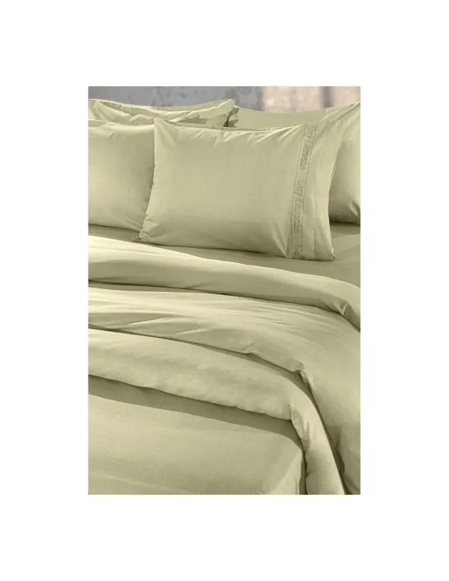 Σεντόνι Διπλό Guy Laroche Color Plus Olive 200x265 2