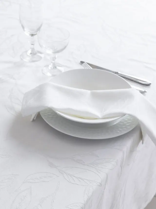 Nima Home Σετ Πετσέτες (4 x 42x42) - Florelia Off White Eκρού