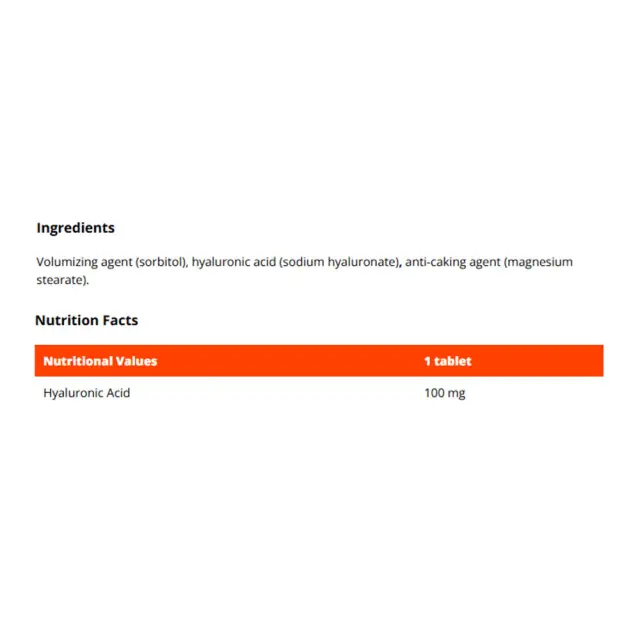 GymBeam Hyaluronic Acid Forte 2