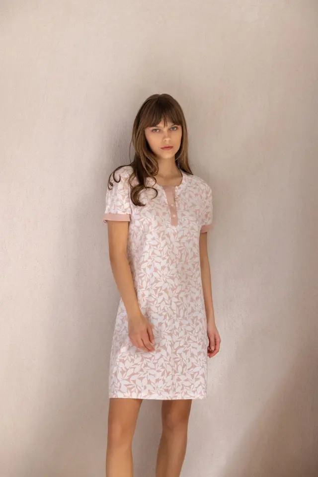 S1262 - Type - NIGHTGOWN PINK FLOWER 2