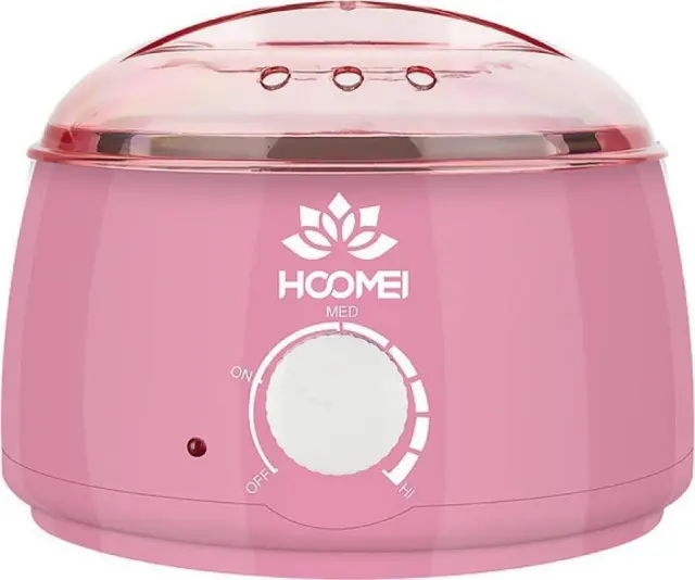 Hoomei Κεριέρα Αποτρίχωσης με Κάδο 500ml Ροζ 35W HM-7570R