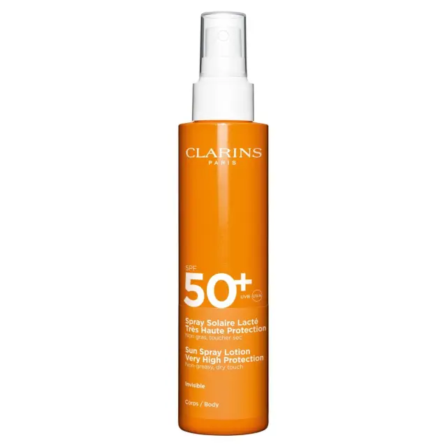 Clarins Sun Care Body Lotion Spray Very High Protection SPF50+ Αντηλιακή Κρέμα Σώματος Υψηλής Προστασίας 150ml