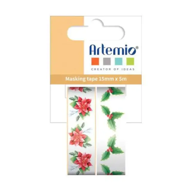 Artemio Αυτοκόλλητη Ταινία Σετ 2 τεμ. Xmas Berries (11040226)