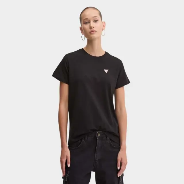 Guess - Γυναικείο T-Shirt Regular Fit W4YI10J1314-JBLK Μαύρο - XL