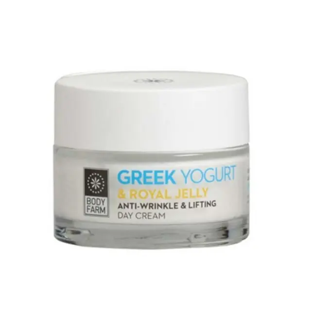 Bodyfarm Greek Yogurt & Royal Jelly Ενυδατική Κρέμα Προσώπου Ημέρας με Υαλουρονικό Οξύ 50ml