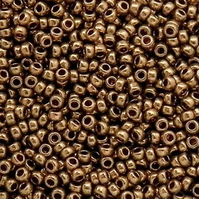 Χάντρα Miyuki Round Rocailles 11/0 - 457L - Metallic Light Bronze ~10gr