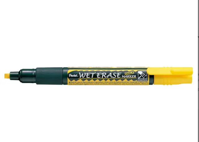 Μαρκαδόρος Κιμωλίας Pentel Κίτρινο / SMW26G (Pentel)
