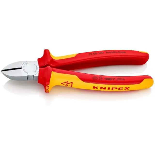 Knipex 7006180 - Πλαγιοκόφτης Ηλεκτρολόγου Μήκους 180mm 2
