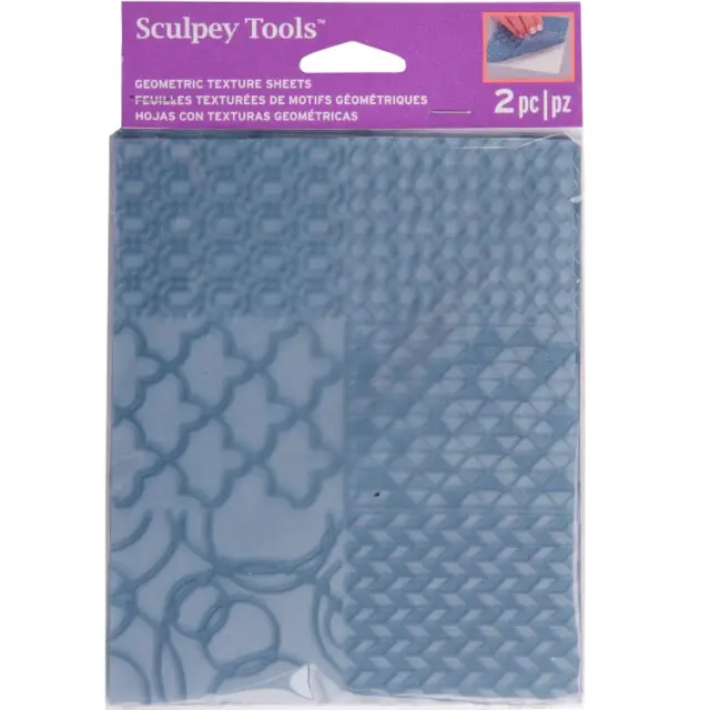 Sculpey 2 Φύλλα Υφής για Πολυμερικό Πηλό - Geometric